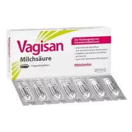 VAGISAN Mlečnokislinske vaginalne svečke, 7 kos