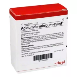 ACIDUM FORMICICUM INJEEL Ampule, 10 kos