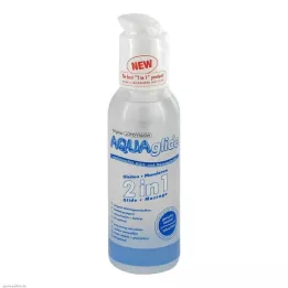AQUAGLIDE 2v1 lubrikant in masažer, 125 ml
