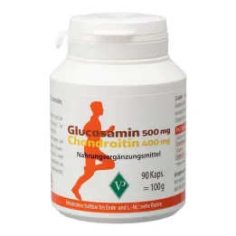 Glukozamin 500 mg + hondroitin 400 mg kapsule, 90 kos