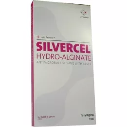 SILVERCEL Hidroalginatna obloga 10x20 cm, 5 kom