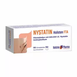 NYSTATIN Holsten filmsko obložene tablete, 50 kom