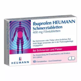 IBUPROFEN Heumann Protibolečinske tablete 400 mg, 10 kos