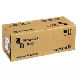 AMPUWA Vbrizgavanje steklenic/infuzijska raztopina, 10x250 ml