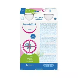 PROVIDE Xtra Drink Apfel Steklenica za pitje, 4x200 ml
