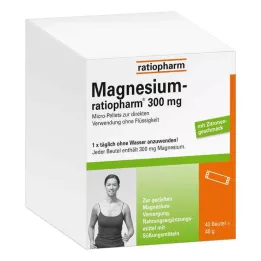 MAGNESIUM-RATIOPHARM 300 mg mikropeleti z granulami, 40 kos