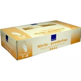 NITRIL rokavice brez pospeševalnika v puderfr.medium, 100 sts