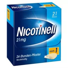 NICOTINELL 21 mg/24-urni obliž 52,5 mg, 21 kos