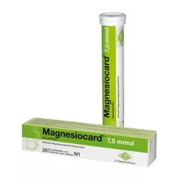 MAGNESIOCARD 7,5 mmol šumeče tablete, 20 kom