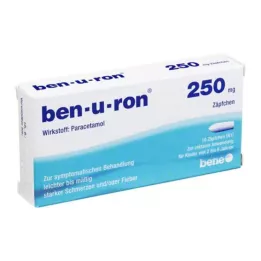 BEN-U-RON 250 mg svečke, 10 kos