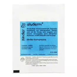 ALUDERM Otroške komprese 6x6 cm, 1 kos