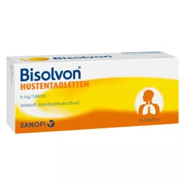 BISOLVON Tablete proti kašlju 8 mg, 50 kos