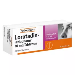 LORATADIN-ratiopharm 10 mg tablete, 50 kom