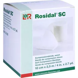 ROSIDAL SC Kompresijski povoj mehak 10 cmx2,5 m, 1 kos