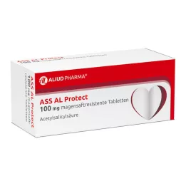ASS AL Protect 100 mg gastrorezistentne tablete, 50 kos