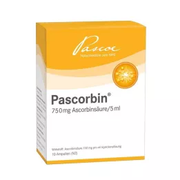 PASCORBIN Ampule raztopine za injiciranje, 10X5 ml