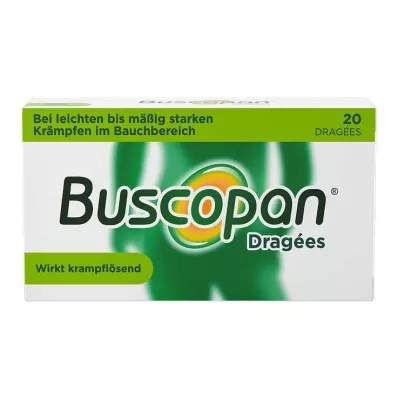 BUSCOPAN Dražeji, 20 kos BUSCOPAN Dražeji, 20 kos