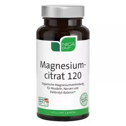 NICAPUR Magnezijev citrat 120 kapsul, 60 kos