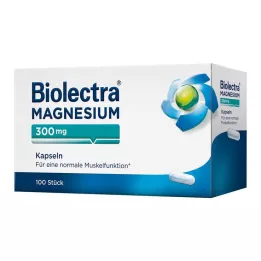 BIOLECTRA Magnezij 300 mg kapsule, 100 kos