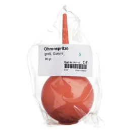 Ušesna brizga velika 90 g gumijasta, 1 kos