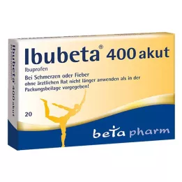 IBUBETA 400 akutnih filmsko obloženih tablet, 20 kom