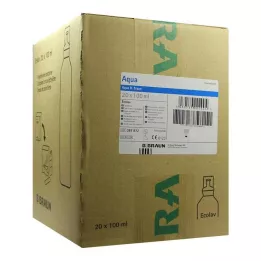 AQUA B.Braun raztopina za izpiranje Ecolav, 20X100 ml