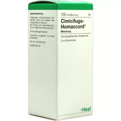 CIMICIFUGA HOMACCORD Kapljice, 100 ml