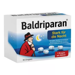 BALDRIPARAN Močne nočne obložene tablete, 90 kos