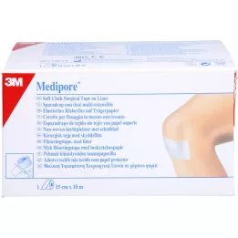 MEDIPORE Pritrditev flis HypoAllerg.15cmx10m 2991NP-3, 1 ST