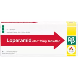 LOPERAMID elac 2 mg tablete, 10 kom
