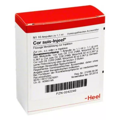 COR SUIS Injeel ampule, 10 kos