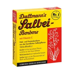 DALLMANNS Žajbljevi bonboni z Vit.C., 20 kom