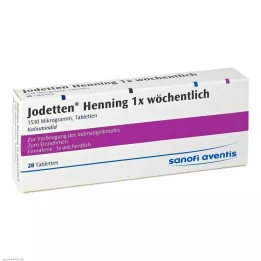 JODETTEN Henning 1x tedensko tablete, 28 kom