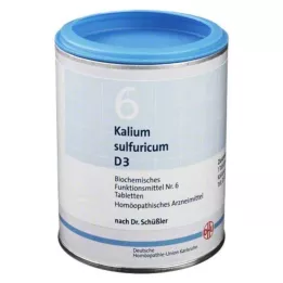 BIOCHEMIE DHU 6 Kalium sulfuricum D 3 tablete, 1000 kos