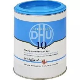BIOCHEMIE DHU 10 Natrum sulfuricum D 12 tablet, 1000 kos