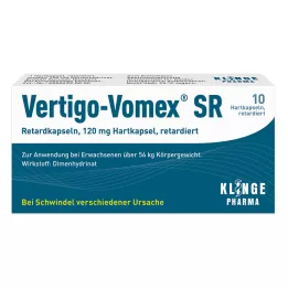 VERTIGO-VOMEX SR Kapsule s podaljšanim sproščanjem, 10 kos