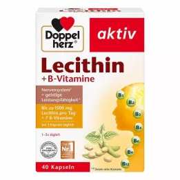 DOPPELHERZ Lecitin+B-vitamini kapsule, 40 kos