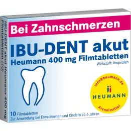 IBU-DENT akutni Heumann 400 mg filmsko obložene tablete, 10 kos