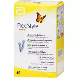 FREESTYLE Lancete, 50 kos