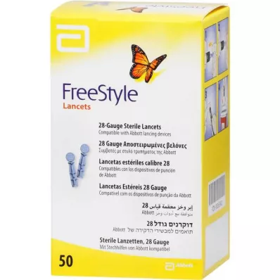 FREESTYLE Lancete, 50 kos