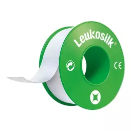 LEUKOSILK 2,5 cm x 5 m pretisni omot, 1 kos