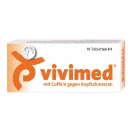 VIVIMED s kofeinom tablete proti glavobolu, 10 kom