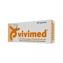 VIVIMED s kofeinom tablete proti glavobolu, 30 kom