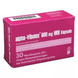ALPHA VIBOLEX 600 mg HRK mehke kapsule, 30 kos