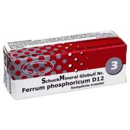 SCHUCKMINERAL Globule 3 Ferrum phosphoricum D12, 7,5 g