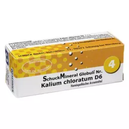 SCHUCKMINERAL Globule 4 potassium chloratum D6, 7,5 g