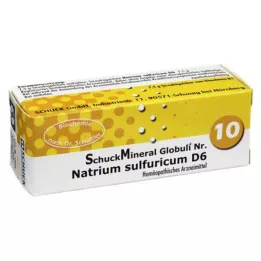 SCHUCKMINERAL Globule 10 sodium sulfuricum D6, 7,5 g