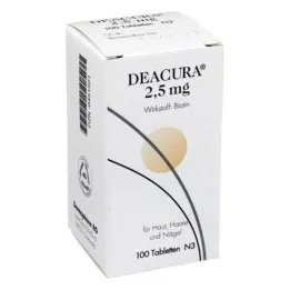 DEACURA 2,5 mg tablete, 100 kos
