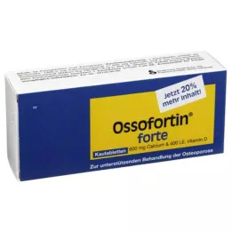 OSSOFORTIN Forte žvečilne tablete, 60 ur