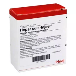 HEPAR SUIS Injeel ampule, 10 kos